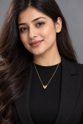 Golden Heart Pendant Necklace for Women | ROYAL ROKA